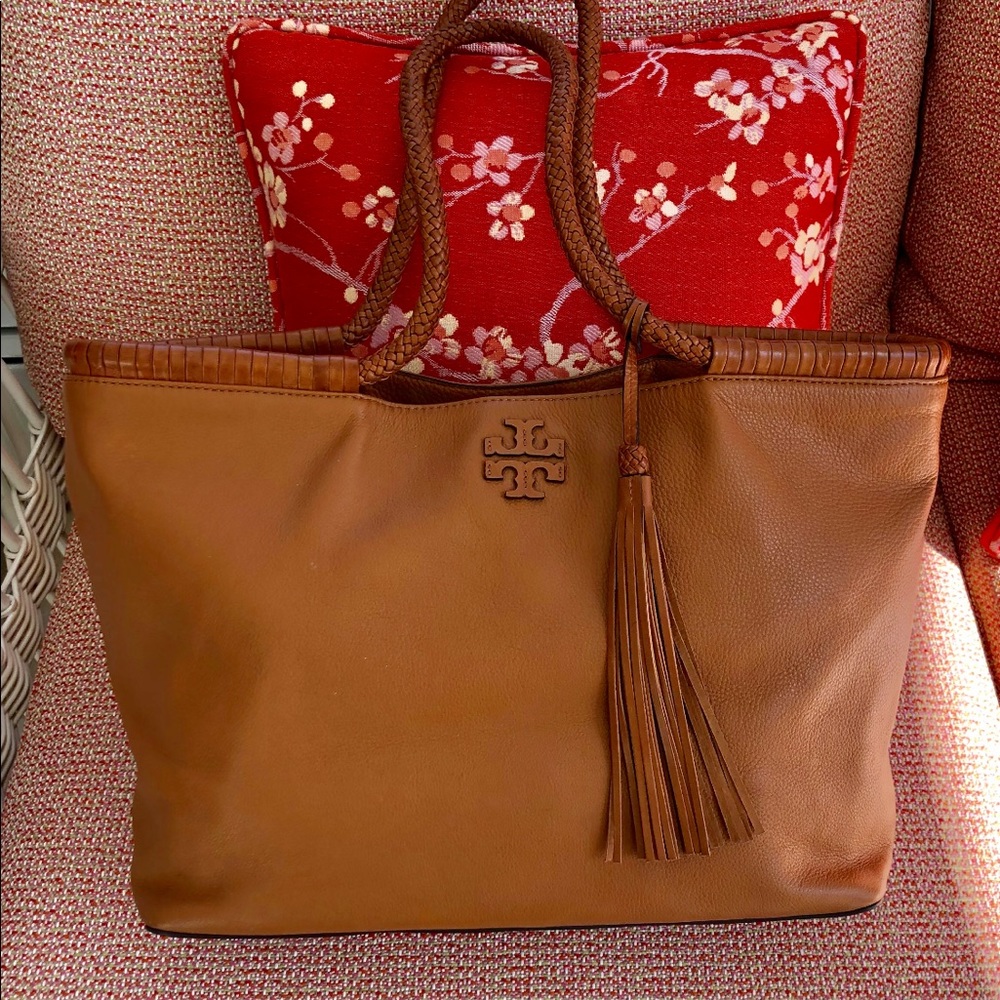 TORY BURCH  TAYLOR TRAVEL/WORK/LEISURE LEATHER BAG